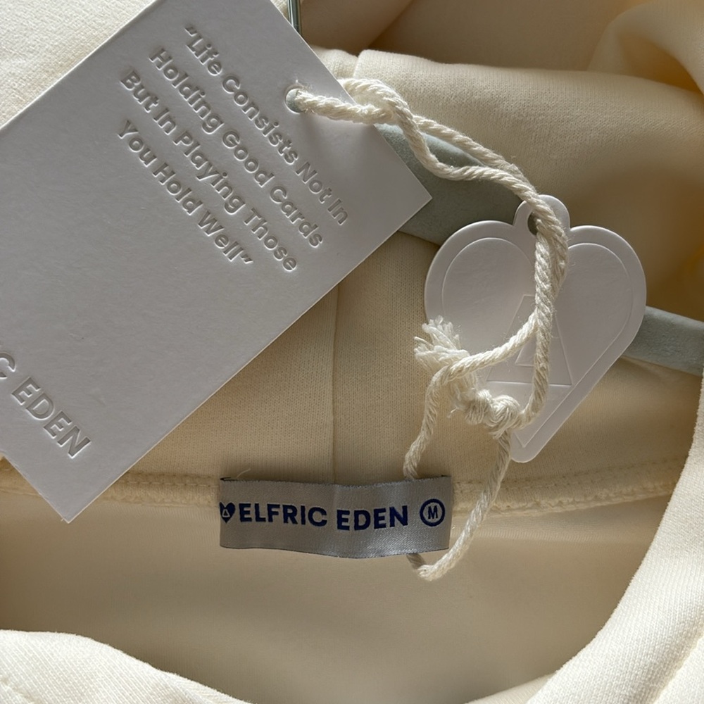 Aelfric Eden sweatshirt hoodie NWT
Beautiful off white hot pink & orange 
Size M - Picture 8 of 9